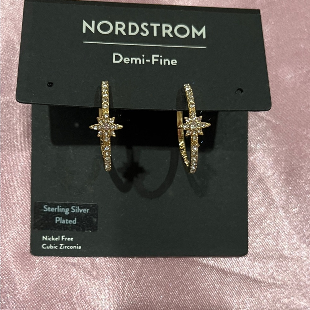 Astra Celestial Hoop Earrings - Picture 3 of 4